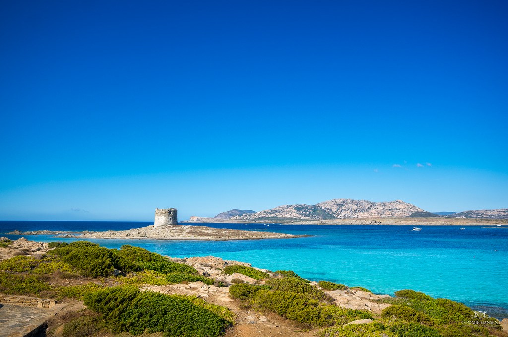 image of beautiful stintino in sardinia north coast