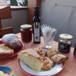 Sardinian food for breakfast at Da Zietto B&B Cala Gonone Dorgali
