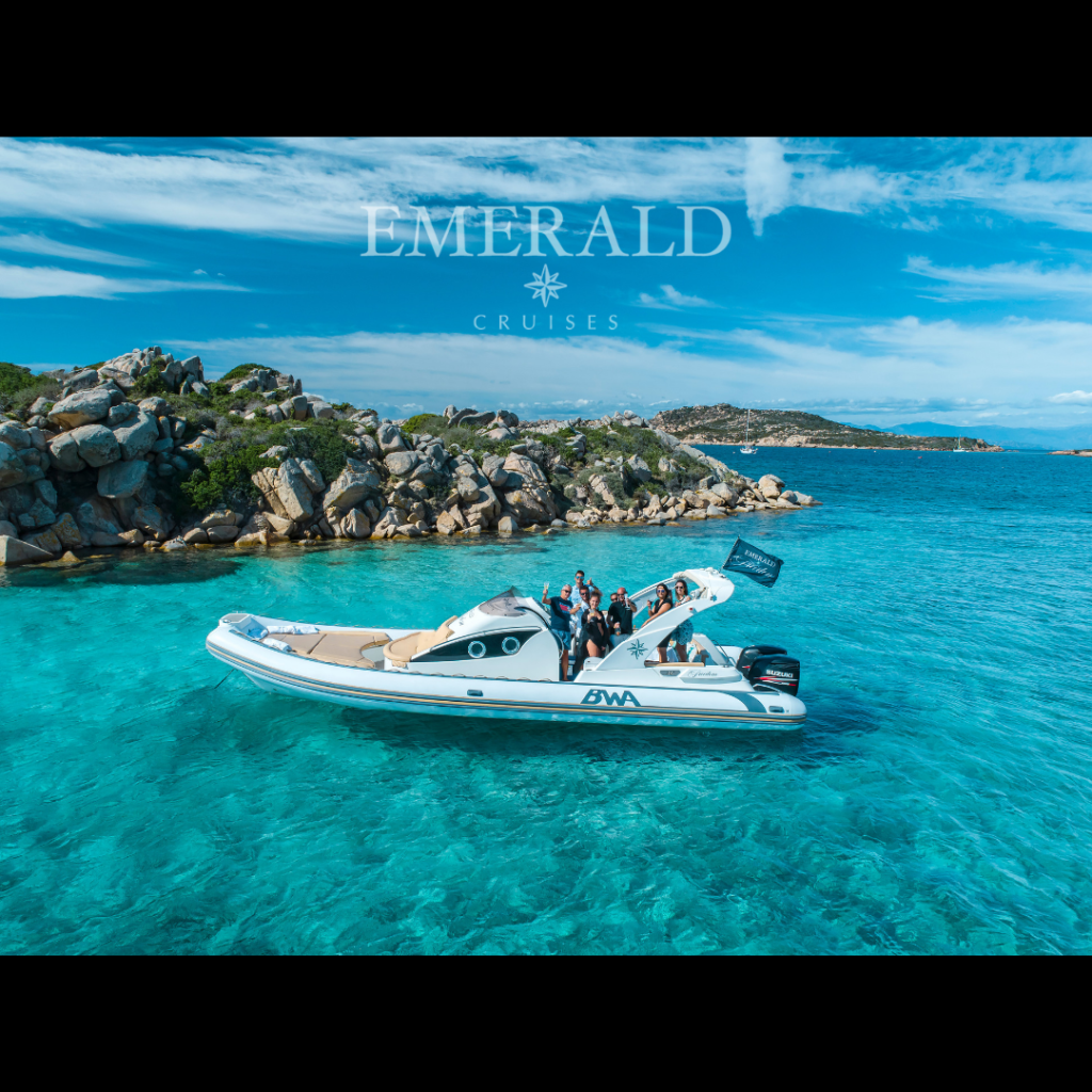 presentation of Emerald Cruises tour boat at La Maddalena islands