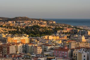 cagliari town landscape